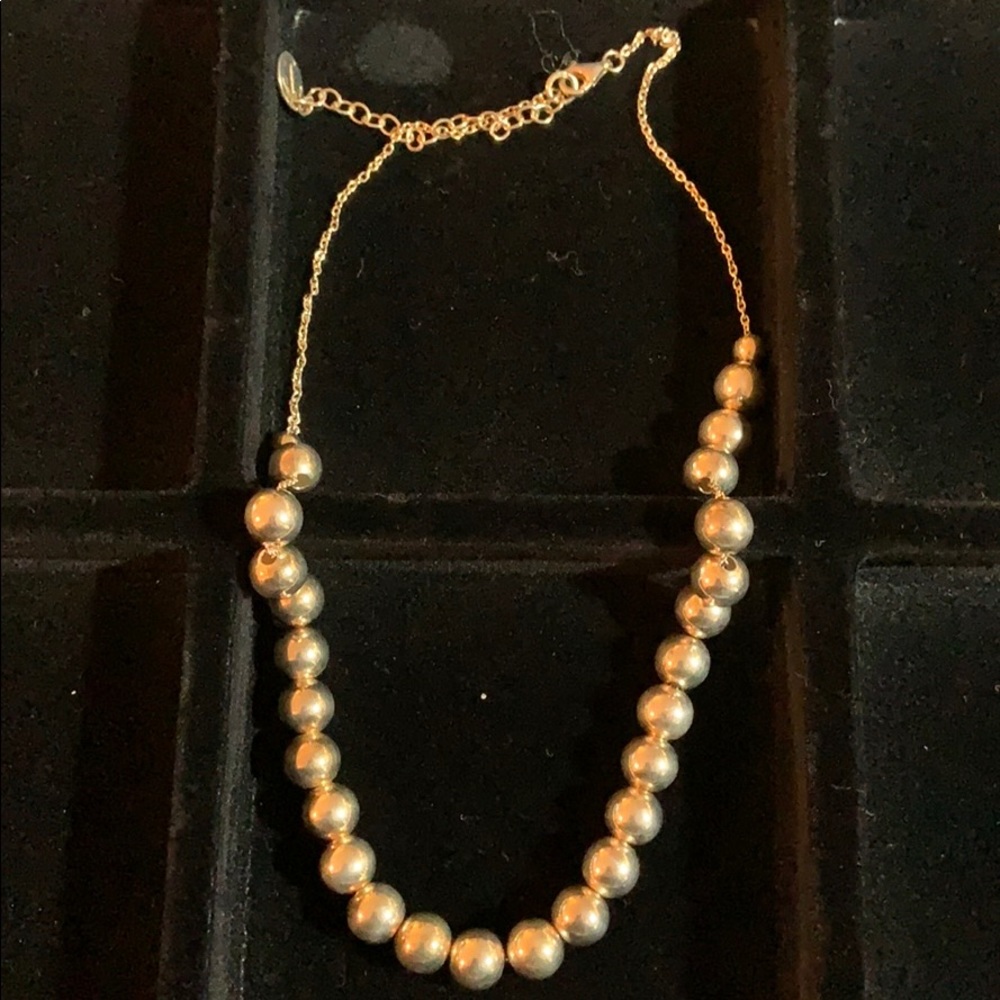 Talbots sterling beaded necklace